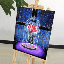 Load image into Gallery viewer, DIY Painting by number kit | Preserved flowers in glass