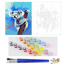 Load image into Gallery viewer, DIY Painting by number kit | Animal koala