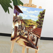 Load image into Gallery viewer, DIY Painting by number kit | Village scenery