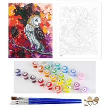 Load image into Gallery viewer, DIY Painting by number kit | Animal owl