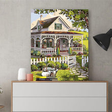 Load image into Gallery viewer, DIY Painting by number kit | Mountain villa