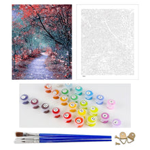 Load image into Gallery viewer, DIY Painting by number kit | Deep mountain road