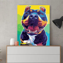 Load image into Gallery viewer, DIY Painting by number kit | Bulldog