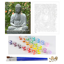 Load image into Gallery viewer, DIY Painting by number kit | Statue buddha