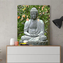 Load image into Gallery viewer, DIY Painting by number kit | Statue buddha