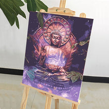 Load image into Gallery viewer, DIY Painting by number kit | Respectful buddha