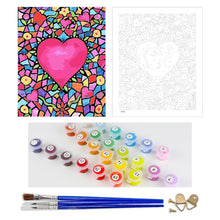 Load image into Gallery viewer, DIY Painting by number kit | Big heart
