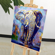 Load image into Gallery viewer, DIY Painting by number kit | Wild elephant