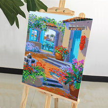Load image into Gallery viewer, DIY Painting by number kit | Beautiful view of the Aegean Sea
