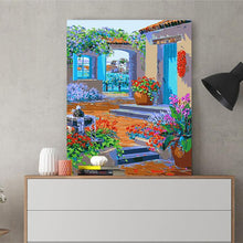 Load image into Gallery viewer, DIY Painting by number kit | Beautiful view of the Aegean Sea