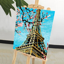 Load image into Gallery viewer, DIY Painting by number kit | Eiffel tower