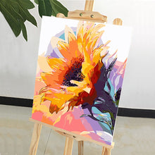 Load image into Gallery viewer, DIY Painting by number kit | Sunflower