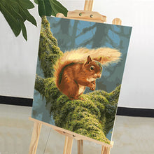 Load image into Gallery viewer, DIY Painting by number kit | Cute squirrel