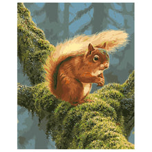 Load image into Gallery viewer, DIY Painting by number kit | Cute squirrel