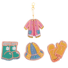 Load image into Gallery viewer, DIY Diamond Painting Keychain | Clothing