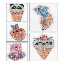 Load image into Gallery viewer, DIY Diamond Painting Keychain | Food and fruit combination