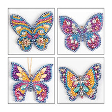 Load image into Gallery viewer, DIY Diamond Painting Keychain | Butterfly