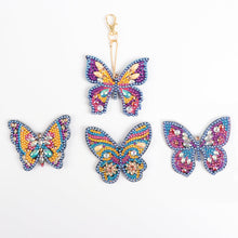 Load image into Gallery viewer, DIY Diamond Painting Keychain | Butterfly