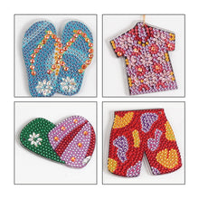 Load image into Gallery viewer, DIY Diamond Painting Keychain | Clothing