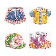 Load image into Gallery viewer, DIY Diamond Painting Keychain | Clothing