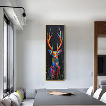 Load image into Gallery viewer, Full Diamond Painting kit | Watercolor sika deer