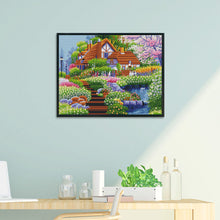 Load image into Gallery viewer, 11CT Full Cross Stitch | Country Cottage (36x46cm)