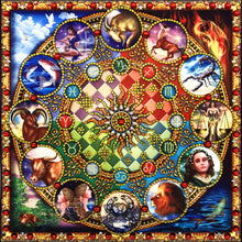 Load image into Gallery viewer, Crystal Rhinestone Diamond Painting Kit | Compass constellation animal