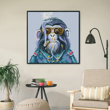 Load image into Gallery viewer, 11CT Full Cross Stitch | Mr. Orangutan (36x36cm)
