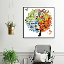 Load image into Gallery viewer, 11CT Cross Stitch | Season tree (36x36cm)