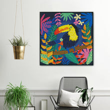 Load image into Gallery viewer, 11CT Full Cross Stitch | parrot (36x36cm)