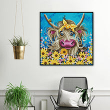 Load image into Gallery viewer, 11CT Full Cross Stitch | cow (36x36cm)