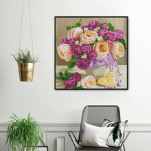 Load image into Gallery viewer, 11CT Full Cross Stitch | Rose (36x36cm)