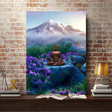 Load image into Gallery viewer, Full Diamond Painting kit | Buddha in the mountain