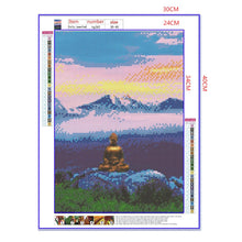 Load image into Gallery viewer, Full Diamond Painting kit | Buddha on the mountain