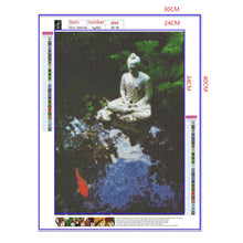 Load image into Gallery viewer, Full Diamond Painting kit | Buddha on the lake