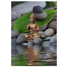 Load image into Gallery viewer, Full Diamond Painting kit | Buddha on the Rocks