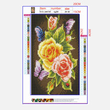 Load image into Gallery viewer, Full Diamond Painting kit | Glowing peony