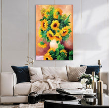 Load image into Gallery viewer, Full Diamond Painting kit | Sunflower flower