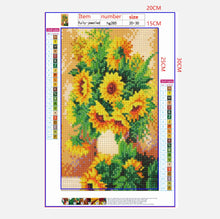 Load image into Gallery viewer, Full Diamond Painting kit | Sunflower flower
