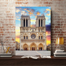 Load image into Gallery viewer, Full Diamond Painting kit | Beautiful scenery of Cathédrale Notre Dame de Paris