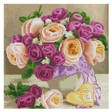 Load image into Gallery viewer, 11CT Full Cross Stitch | Rose (36x36cm)