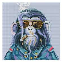 Load image into Gallery viewer, 11CT Full Cross Stitch | Mr. Orangutan (36x36cm)
