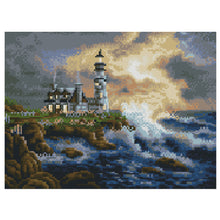 Load image into Gallery viewer, 11CT Full Cross Stitch | Seaside scenery (36x46cm)