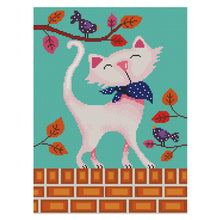 Load image into Gallery viewer, 11CT Full Cross Stitch | Cartoon animal cat (36x46cm)