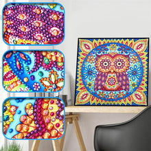 Load image into Gallery viewer, Crystal Rhinestone Diamond Painting Kit | Cartoon Owl