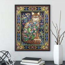 Load image into Gallery viewer, Crystal Rhinestone Diamond Painting Kit | Flowers and Cats