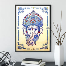 Load image into Gallery viewer, Crystal Rhinestone Diamond Painting Kit | Elephant Trunk Buddha