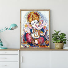 Load image into Gallery viewer, Crystal Rhinestone Diamond Painting Kit | Elephant Trunk Buddha