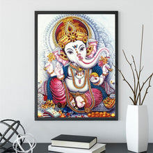 Load image into Gallery viewer, Crystal Rhinestone Diamond Painting Kit | Elephant Trunk Buddha
