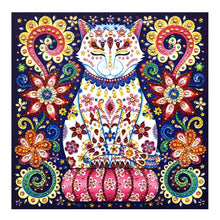 Load image into Gallery viewer, Crystal Rhinestone Diamond Painting Kit | Flowers and Cats